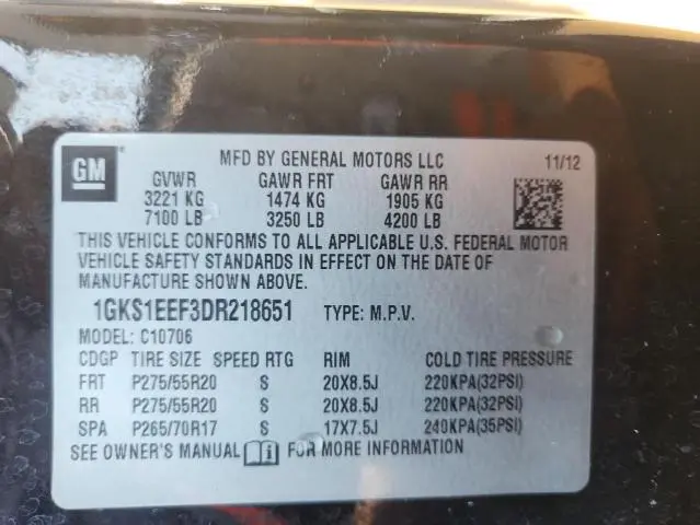 2013 GMC YUKON DENALI  
