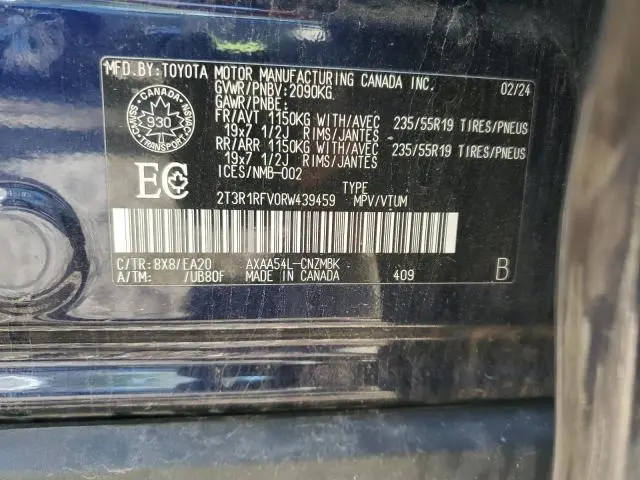 2024 TOYOTA RAV4 XLE  