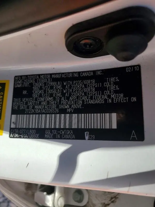 2010 LEXUS RX 350  