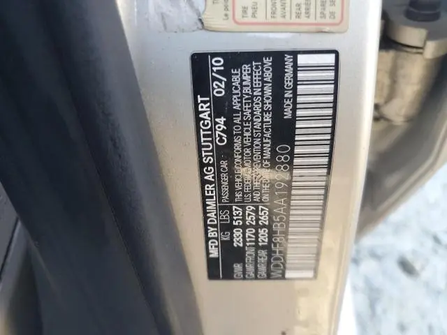 2010 MERCEDES-BENZ E 350 4MATIC  