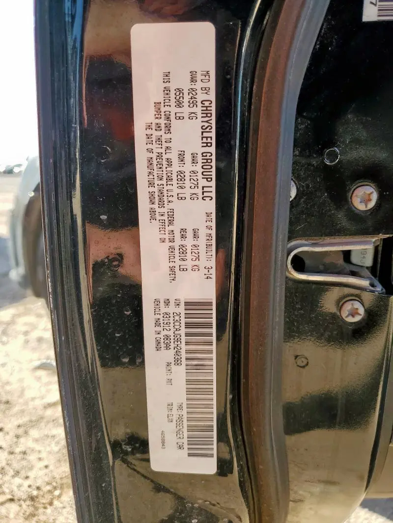 2014 CHRYSLER 300C VARVATOS  