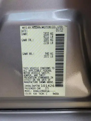 2013 NISSAN ALTIMA 2.5  