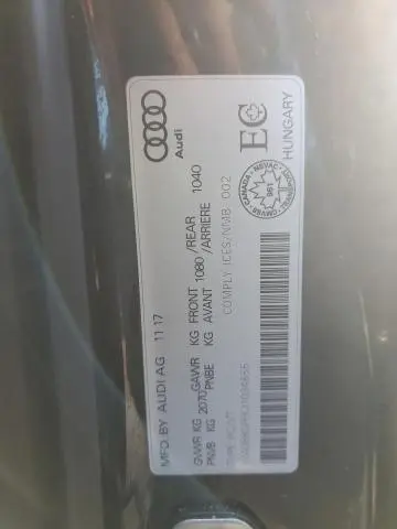 2018 AUDI A3 PREMIUM  