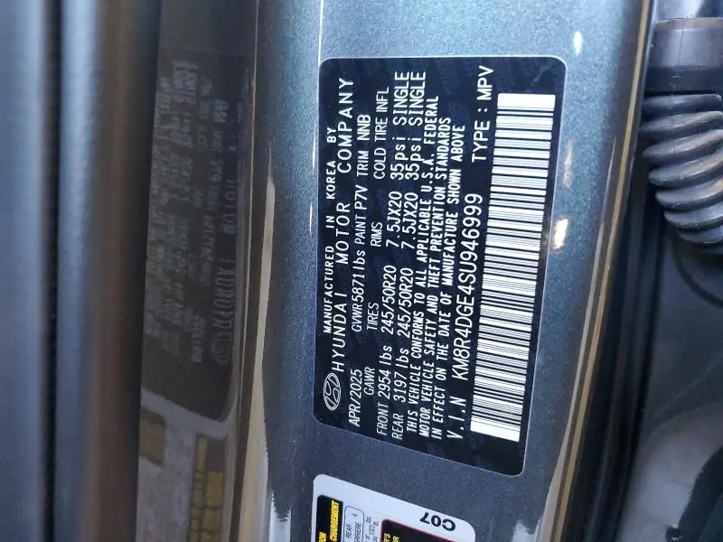 2025 HYUNDAI PALISADE SEL PREMIUM  