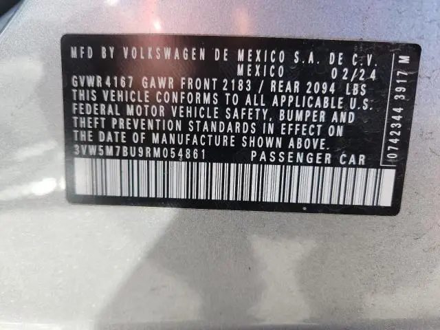 2024 VOLKSWAGEN JETTA S  