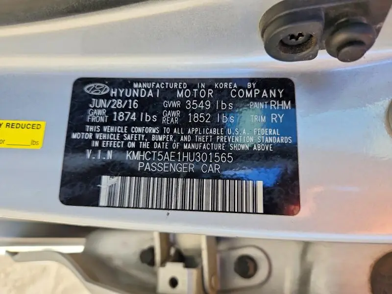2017 HYUNDAI ACCENT SE  