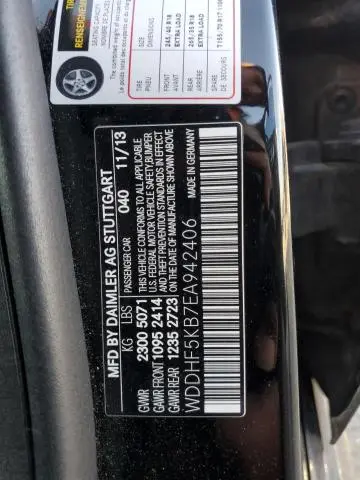 2014 MERCEDES-BENZ E 350  