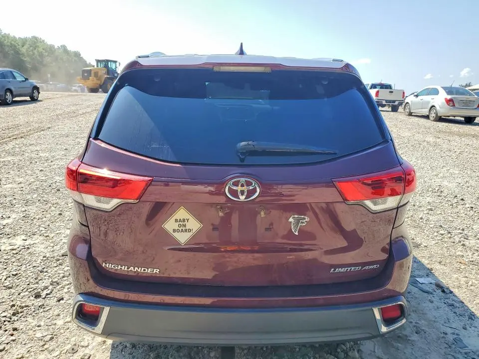 2019 TOYOTA HIGHLANDER LIMITED PLATINUM  