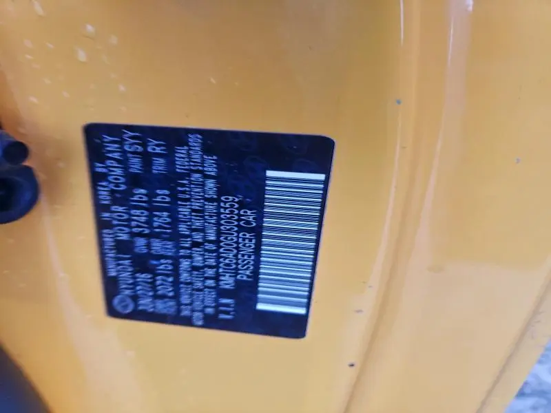 2016 HYUNDAI VELOSTER   