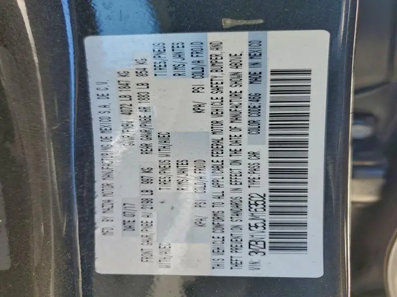 2018 MAZDA 3 TOURING  