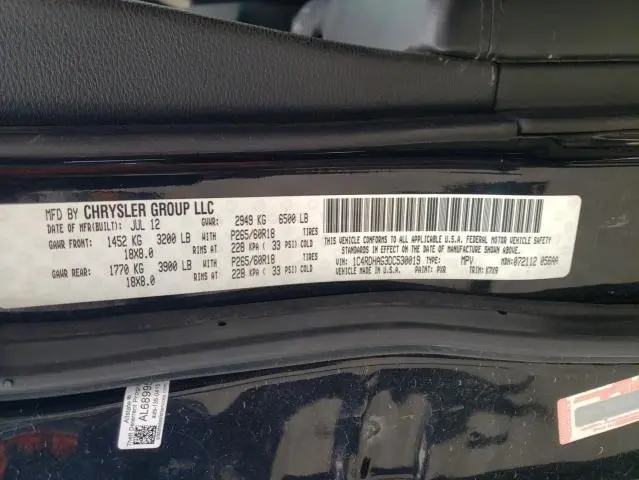 2013 DODGE DURANGO SXT