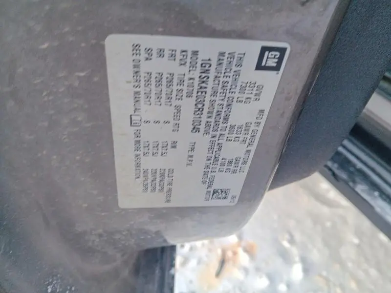 2012 CHEVROLET TAHOE K1500 LS  