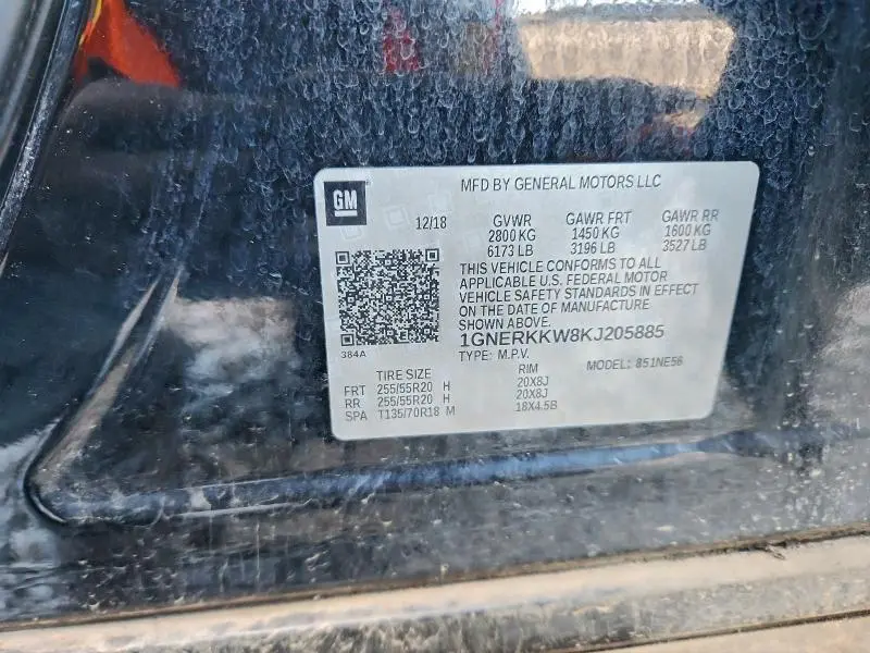 2019 CHEVROLET TRAVERSE PREMIER  