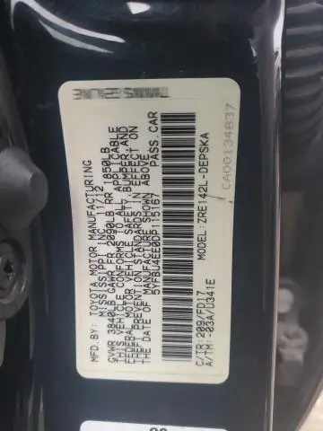 2013 TOYOTA COROLLA BASE  