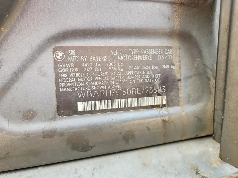 2011 BMW 328 I  