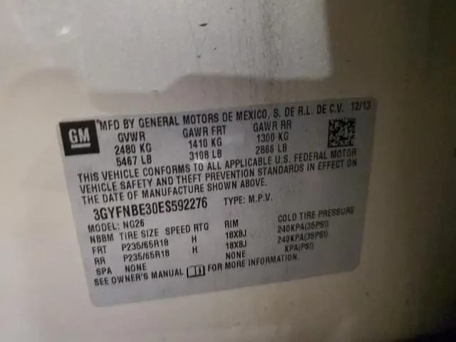 2014 CADILLAC SRX LUXURY COLLECTION  