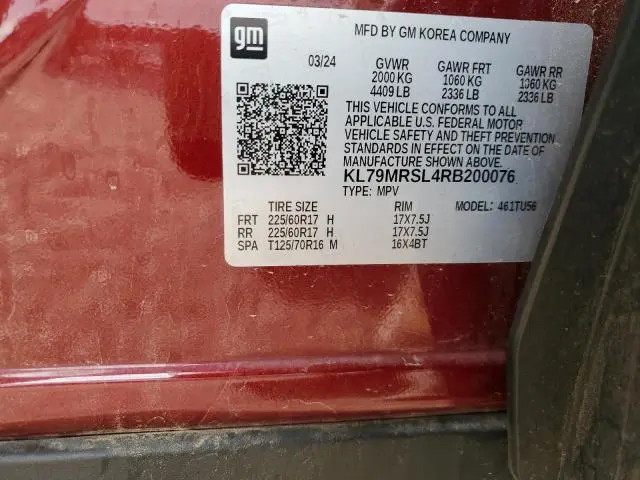 2024 CHEVROLET TRAILBLAZER LT  