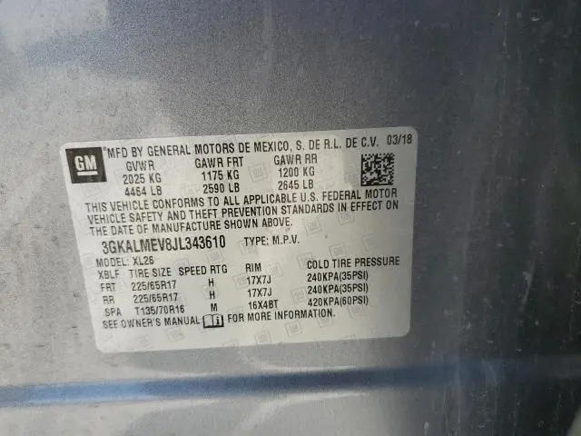 2018 GMC TERRAIN SLE  