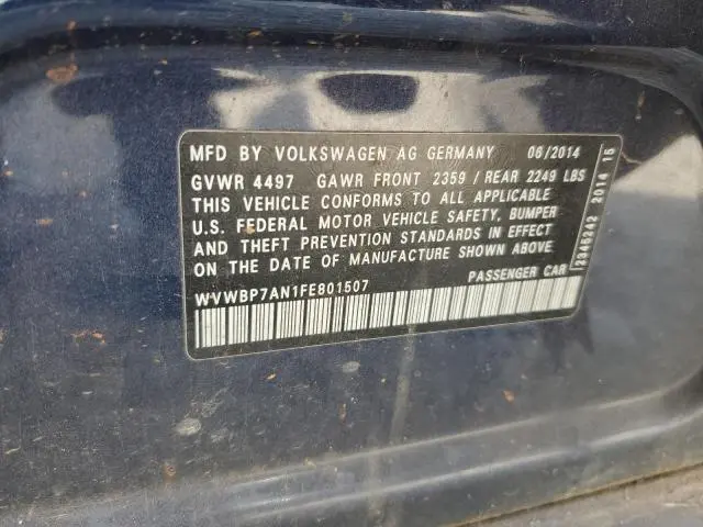 2015 VOLKSWAGEN CC SPORT  