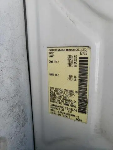 2017 NISSAN MAXIMA 3.5S  