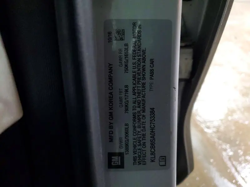 2017 CHEVROLET SPARK LS  