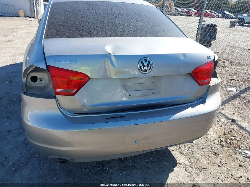 2013 VOLKSWAGEN PASSAT 2.5L SE