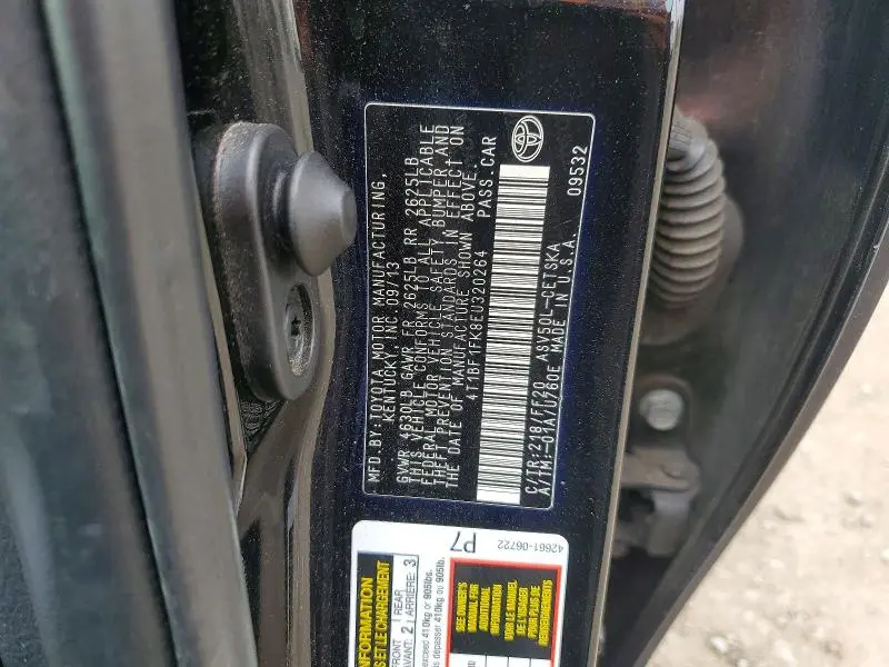 2014 TOYOTA CAMRY L  