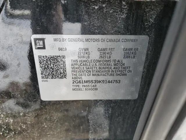 2019 CADILLAC XTS LUXURY  