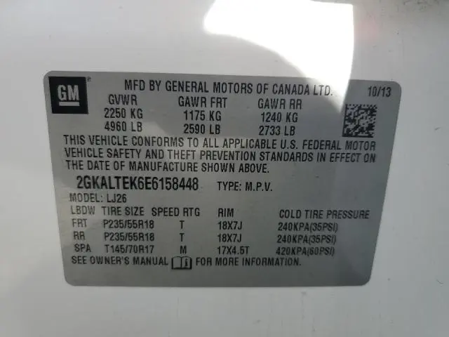 2014 GMC TERRAIN SLT  