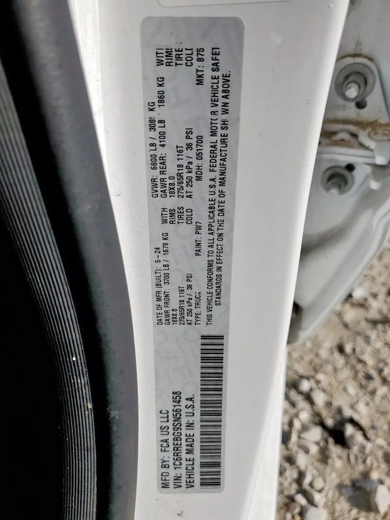 2025 RAM 1500 BIG HORN/LONE STAR