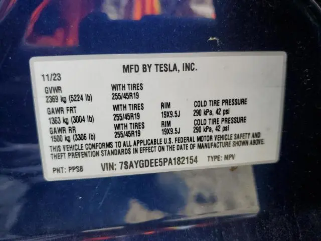 2023 TESLA MODEL Y   