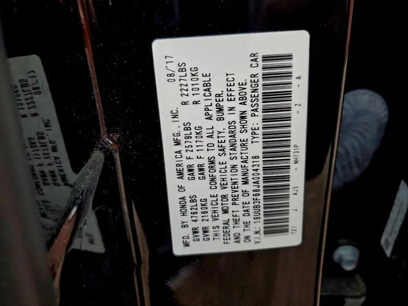 2018 ACURA TLX TECH+A  