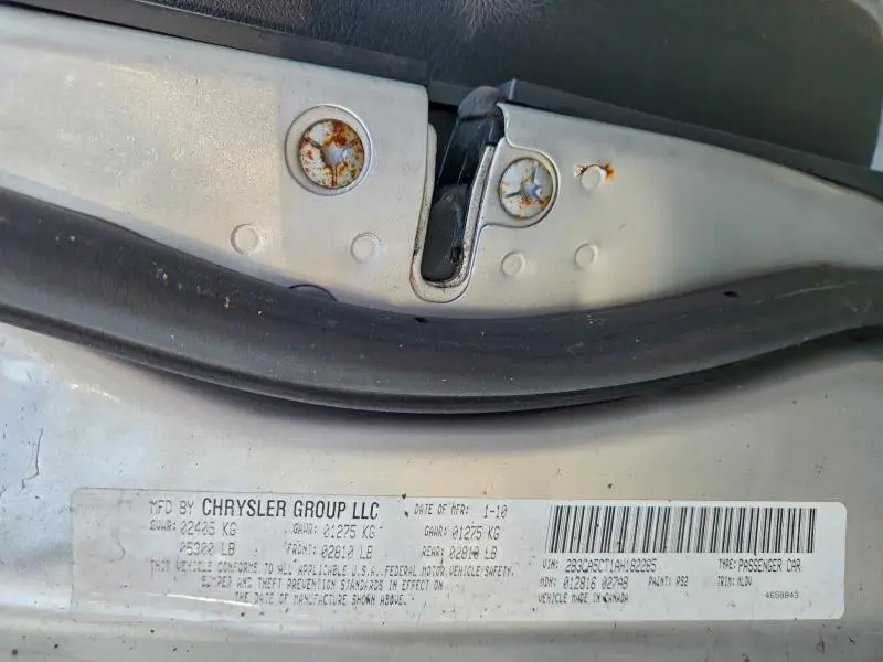 2010 DODGE CHARGER R/T  