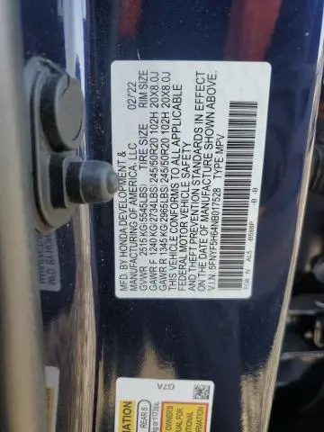 2022 HONDA PILOT TOURING