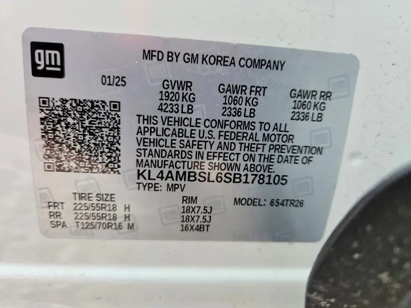 2025 BUICK ENCORE GX PREFERRED  