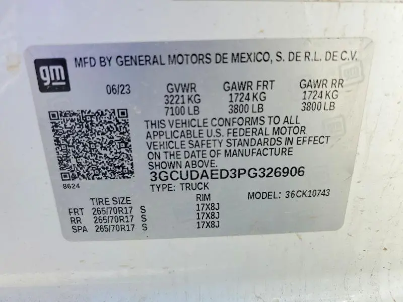 2023 CHEVY SILVERADO 1500 *** PRI FLEET ***