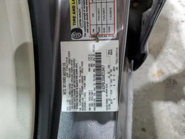 2010 FORD FUSION HYBRID  