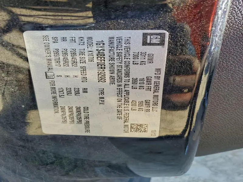 2014 CADILLAC ESCALADE LUXURY  