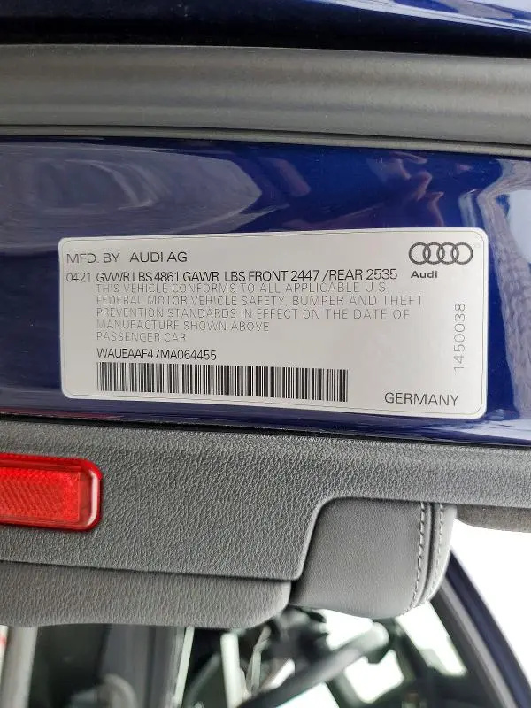 2021 AUDI A4 PREMIUM PLUS 45  