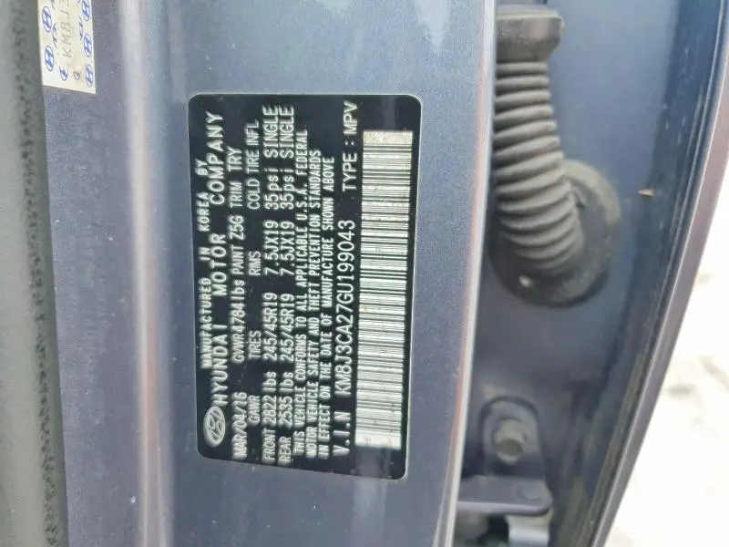 2016 HYUNDAI TUCSON SPORT  