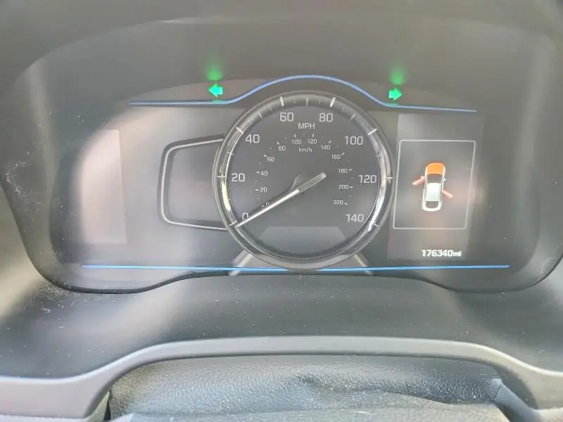 2017 HYUNDAI IONIQ BLUE  