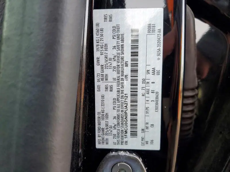 2023 FORD ESCAPE ACTIVE  