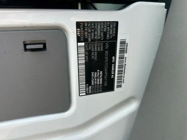 2017 MERCEDES-BENZ SPRINTER 2500  