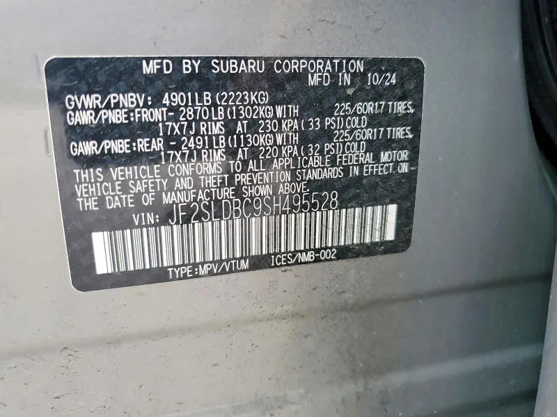 2025 SUBARU FORESTER PREMIUM  