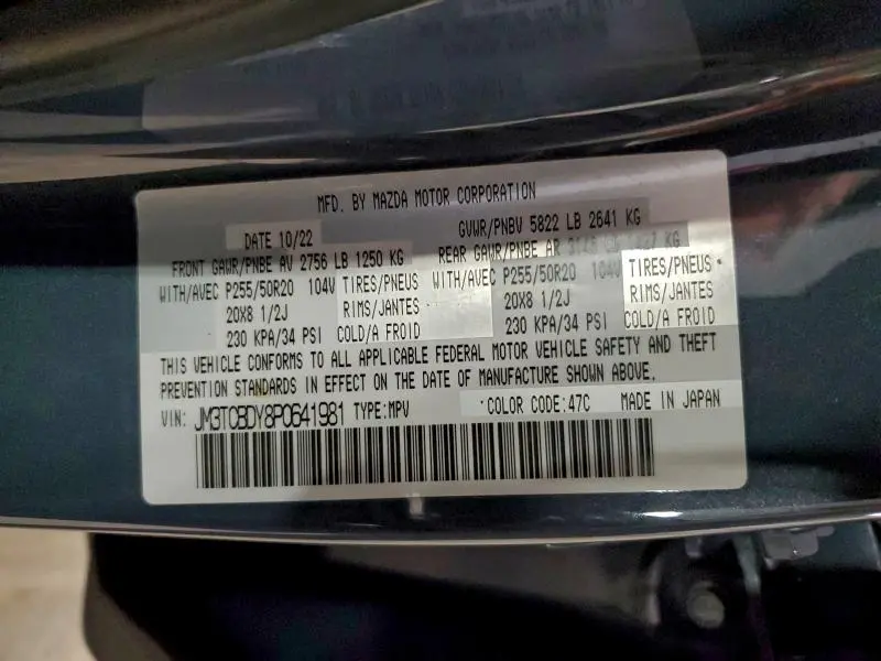 2023 MAZDA CX-9 GRAND TOURING  