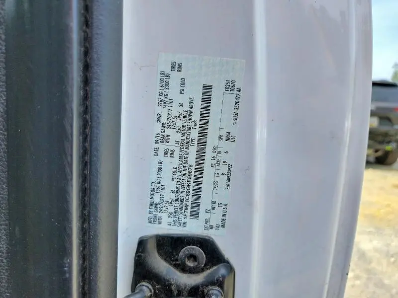 2016 FORD F150   