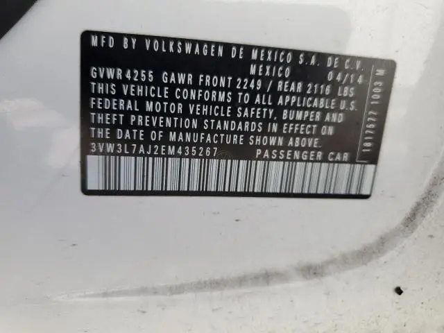 2014 VOLKSWAGEN JETTA TDI  