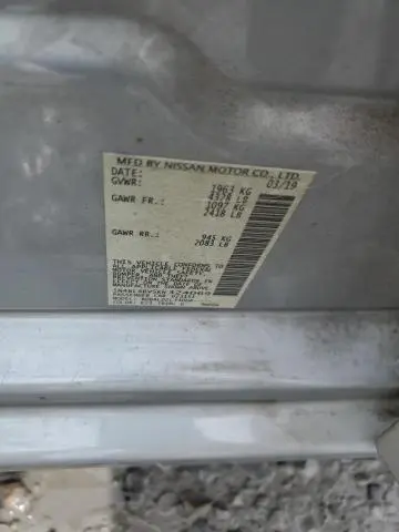 2019 NISSAN ALTIMA S