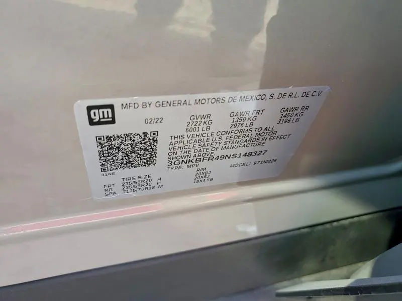 2022 CHEVROLET BLAZER PREMIER  