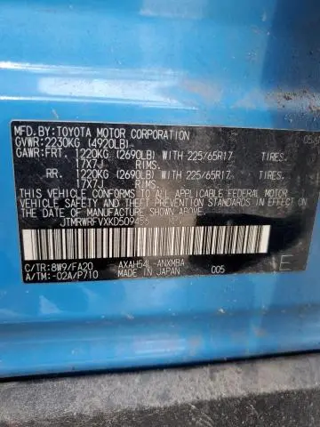 2019 TOYOTA RAV4 XLE  